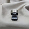 Anillo de Hombre 01.63.0725.07 Acero Inoxidable, Cepillado Negro, Tono Plateado (Size 7)