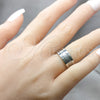 Anillo de Hombre 01.63.0733.06 Acero Inoxidable, Pulido, Tono Plateado (Size 6)