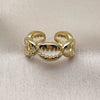 Anillo Elegante 01.341.0171 Oro Laminado, Diseño de Concha, Pulido, Tono Dorado (One size fits all)