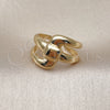 Anillo Elegante 01.310.0037 Oro Laminado, Pulido, Tono Dorado (One size fits all)