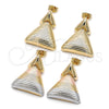 Arete Dormilona 02.170.0561 Oro Laminado, Pulido, Tono Dorado