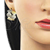 Argolla Pequeña 02.428.0057.20 Oro Laminado, Diseño de Concha, Pulido, Tono Dorado