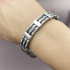 Pulsera Solida 03.114.0414.09 Oro Laminado, Pulido, Tono Dorado (Thickness, 9 Inches Length)