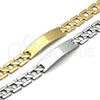 Pulsera Solida 03.114.0373.2.08 Acero Inoxidable, Pulido, Tono Plateado (12 MM Thickness, 8 Inches Length)