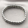 Pulsera Solida 03.114.0380.3.08 Acero Inoxidable, Pulido, Tono Plateado (12 MM Thickness, 8 Inches Length)
