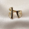 Anillo Elegante 01.428.0017 Oro Laminado, Pulido, Tono Dorado (One size fits all)