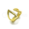 Anillo Elegante 01.428.0017 Oro Laminado, Pulido, Tono Dorado (One size fits all)