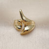 Anillo Elegante 01.163.0010 Oro Laminado, Pulido, Tono Dorado (One size fits all)