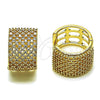 Argolla Huggie 02.283.0321.22 Oro Laminado, con Blanca Zirconia Cubica, Pulido, Tono Dorado