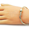 Aro Individual 07.213.0019 Oro Laminado, Diseño de Bola, Pulido, Tono Dorado (12 MM Thickness, One size fits all)