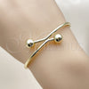Aro Individual 07.213.0022 Oro Laminado, Diseño de Bola, Pulido, Tono Dorado (Thickness, One size fits all)