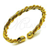 Aro Individual 07.282.0058 Oro Laminado, Diseño de Torcido, Pulido, Tono Dorado (06 MM Thickness, One size fits all)