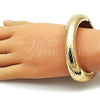 Aro Individual 07.307.0060.05 Oro Laminado, Diamantado, Tono Dorado (23 MM Thickness, Size 5 (2.50 Diameter))