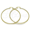 Argolla Extra Grande 02.213.0884.70 Oro Laminado, Diamantado, Tono Dorado