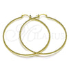 Argolla Extra Grande 02.213.0886.70 Oro Laminado, Diamantado, Tono Dorado