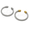 Aro Individual 07.138.0014.1 Acero Inoxidable, Diseño de Torcido, Pulido, Tono Plateado (07 MM Thickness, One size fits all)