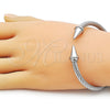 Aro Individual 07.138.0025 Acero Inoxidable, Diseño de Torcido, Pulido, Tono Plateado (Thickness, One size fits all)