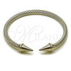 Aro Individual 07.138.0025 Acero Inoxidable, Diseño de Torcido, Pulido, Tono Plateado (Thickness, One size fits all)