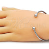 Aro Individual 07.138.0033 Acero Inoxidable, Diseño de Bola y Hueco, Pulido, Tono Plateado (03 MM Thickness, One size fits all)