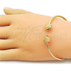 Aro Individual 07.282.0077 Oro Laminado, Diseño de Corazón, Pulido, Tono Dorado (Thickness, One size fits all)