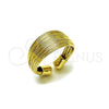 Anillo Elegante 01.163.0014 Oro Laminado, Pulido, Dorado