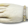 Pulsera Elegante 03.116.0044.1.09 Acero Inoxidable, Pulido, Dos Tonos (09 MM Thickness, 9 Inches Length)