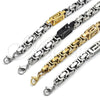 Pulsera Elegante 03.116.0047.2.09 Acero Inoxidable, Diseño de Llave Griega, Pulido, Tono Dorado (Thickness, 9 Inches Length)