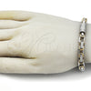Pulsera Elegante 03.115.0020.1.09 Acero Inoxidable, Pulido, Dos Tonos (Thickness, 9 Inches Length)