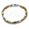 Pulsera Elegante 03.363.0005.09 Acero Inoxidable, Pulido, Dos Tonos (06 MM Thickness, 9 Inches Length)