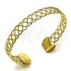 Aro Individual 07.331.0005 Oro Laminado, Diseño de Torcido, Pulido, Tono Dorado (09 MM Thickness, One size fits all)