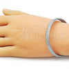 Aro Individual 07.244.0010 Acero Inoxidable, Diseño de File, Pulido, Tono Plateado (07 MM Thickness, One size fits all)