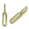Argolla Huggie 02.195.0402.10 Oro Laminado, Pulido, Tono Dorado
