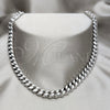 Gargantilla Basica 04.116.0073 Acero Inoxidable, Pulido, Rodinado (05 MM Thickness, 22 Inches Length)