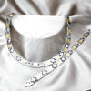 Collar y Pulsera 06.116.0135 Acero Inoxidable, Pulido, Dos Tonos