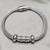 Pulsera Elegante 03.116.0073.1.07 Acero Inoxidable, Pulido, Rodinado (01 MM Thickness, 7 Inches Length)