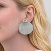 Arete Dormilona 02.436.0027.1 Rodio Laminado, con Zirconia Cubica Blanca, Pulido, Rodinado