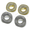 Arete Dormilona 02.436.0038.1 Rodio Laminado, con Zirconia Cubica Blanca, Pulido, Rodinado