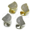 Arete Dormilona 02.436.0042.1 Rodio Laminado, con Zirconia Cubica Blanca, Pulido, Rodinado