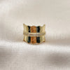 Anillo Multi Piedra 01.381.0006 Oro Laminado, con Zirconia Cubica White Platina, Pulido, Tono Dorado (Talla Unica)