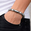 Pulsera Solida 03.461.0002.1.09 Acero Inoxidable, Pulido, Tono Plateado (Grosor 09 MM, 9 Pulgadas de Largo)
