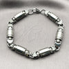 Pulsera Solida 03.461.0002.1.09 Acero Inoxidable, Pulido, Tono Plateado (Grosor 09 MM, 9 Pulgadas de Largo)