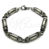 Pulsera Solida 03.461.0002.1.09 Acero Inoxidable, Pulido, Tono Plateado (Grosor 09 MM, 9 Pulgadas de Largo)
