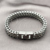 Pulsera Solida 03.461.0010.09 Acero Inoxidable, Pulido, Tono Plateado (Grosor 11.7 MM, 9 Pulgadas de Largo)