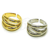 Anillo Elegante 01.163.0019 Oro Laminado, Pulido, Tono Dorado (Talla Unica)