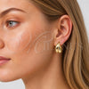 Argolla Pequeña 02.213.0946.20 Oro Laminado, Diseño de Torcido, Pulido, Tono Dorado
