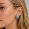 Arete Gancho Frances 02.266.0087.1.16 Rodio Laminado, con Zirconia Cubica Blanca, Pulido, Rodinado