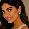 Arete Dormilona 02.467.0030.1 Rodio Laminado, Pulido, Rodinado