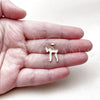 Dije Religioso 05.459.0038 Oro Laminado, Esmaltado Blanco, Tono Dorado