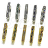 Argolla Huggie 02.267.0093.5.30 Rodio Laminado, con Zirconia Cubica Blanca, Pulido, Rodinado