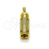 Dije Religioso 05.459.0041 Oro Laminado, Diseño de Mano de Dios, Pulido, Tono Dorado